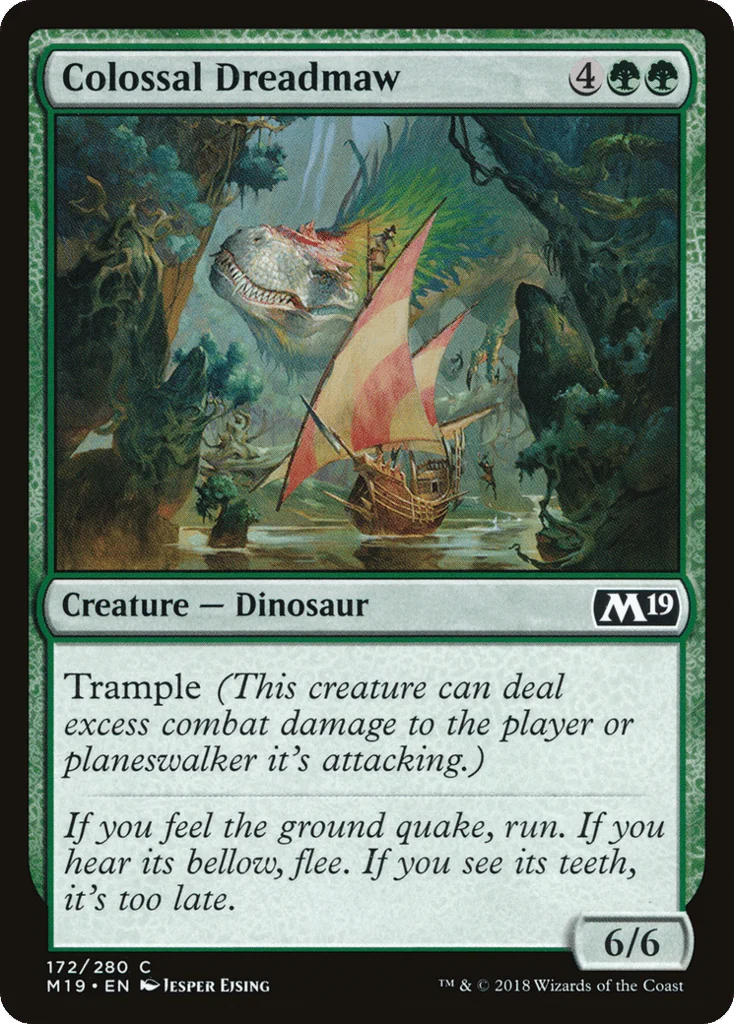 Colossal Dreadmaw · Core Set 2019