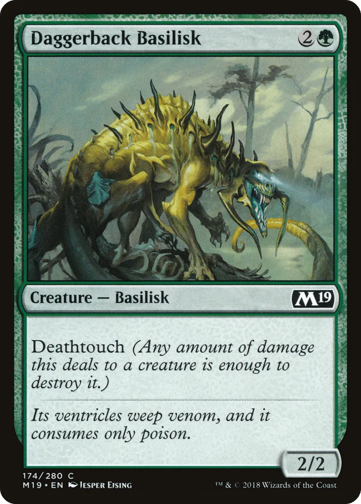 Daggerback Basilisk · Core Set 2019