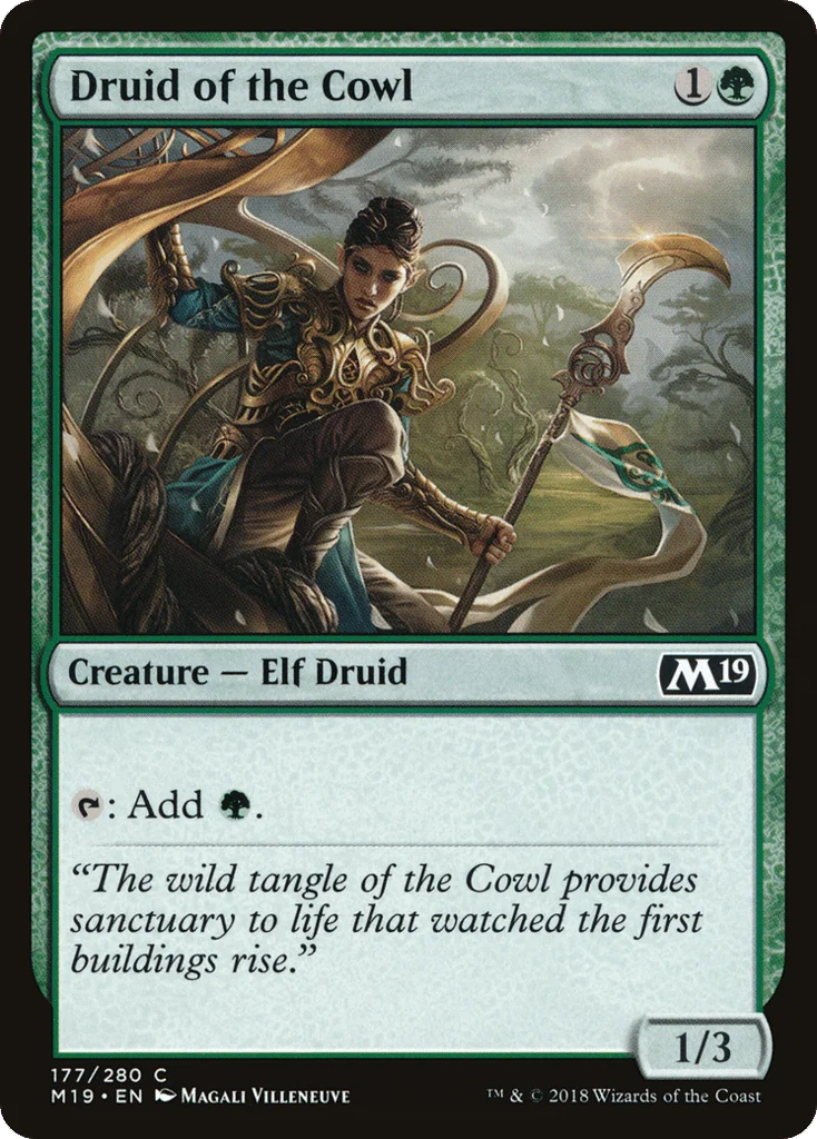 Druid of the Cowl · Core Set 2019