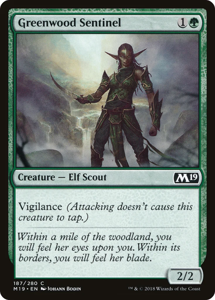 Greenwood Sentinel · Core Set 2019