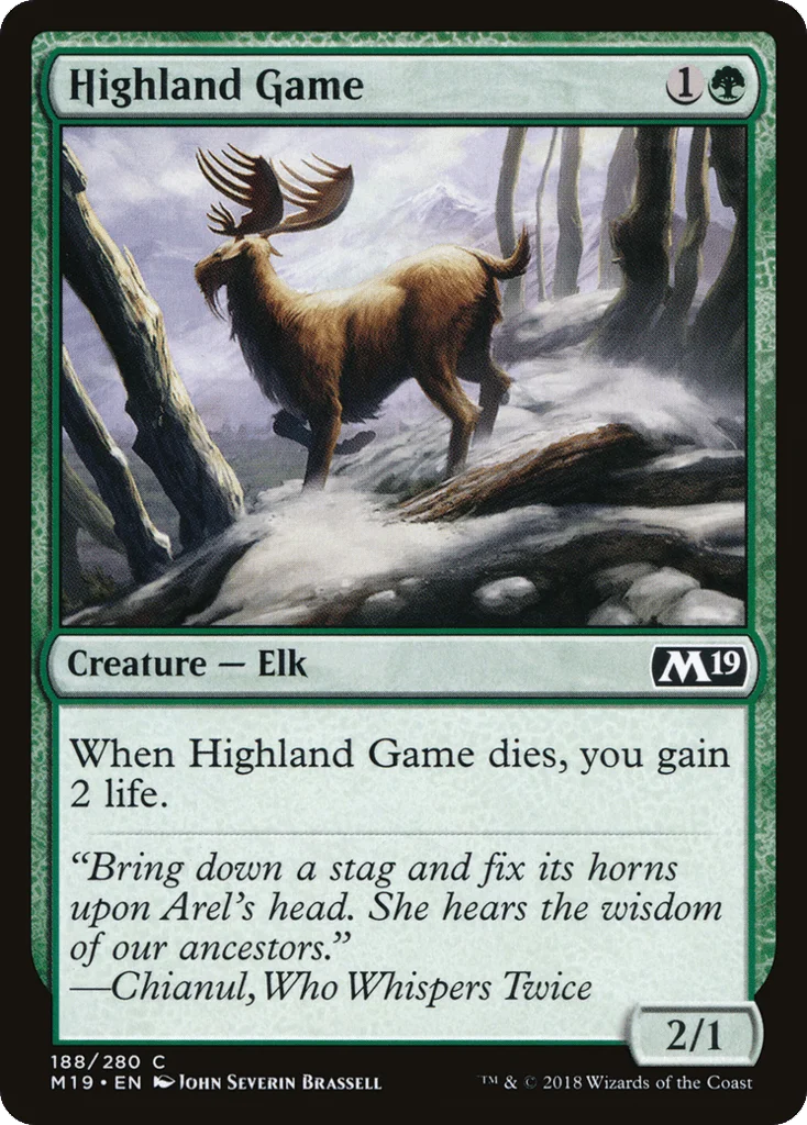 Highland Game · Core Set 2019