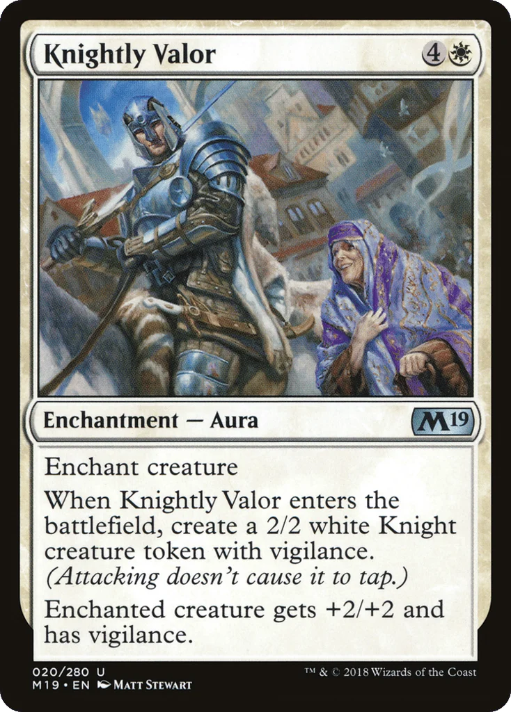 Knightly Valor · Core Set 2019