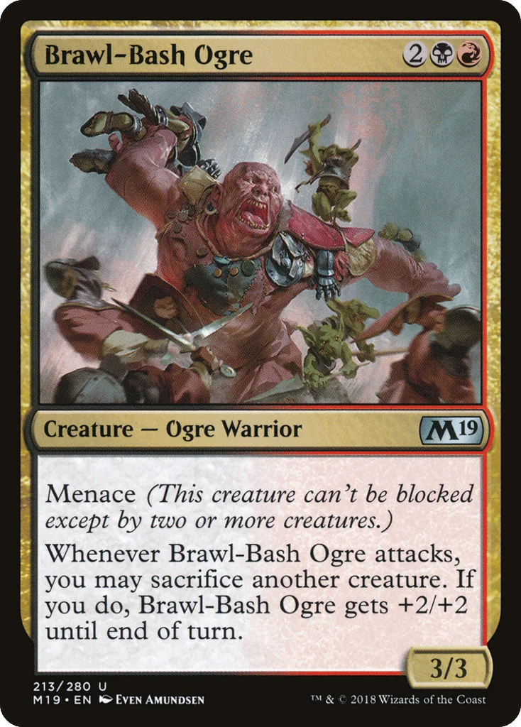 Brawl-Bash Ogre · Core Set 2019