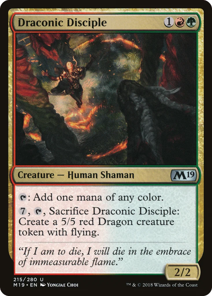 Draconic Disciple · Core Set 2019
