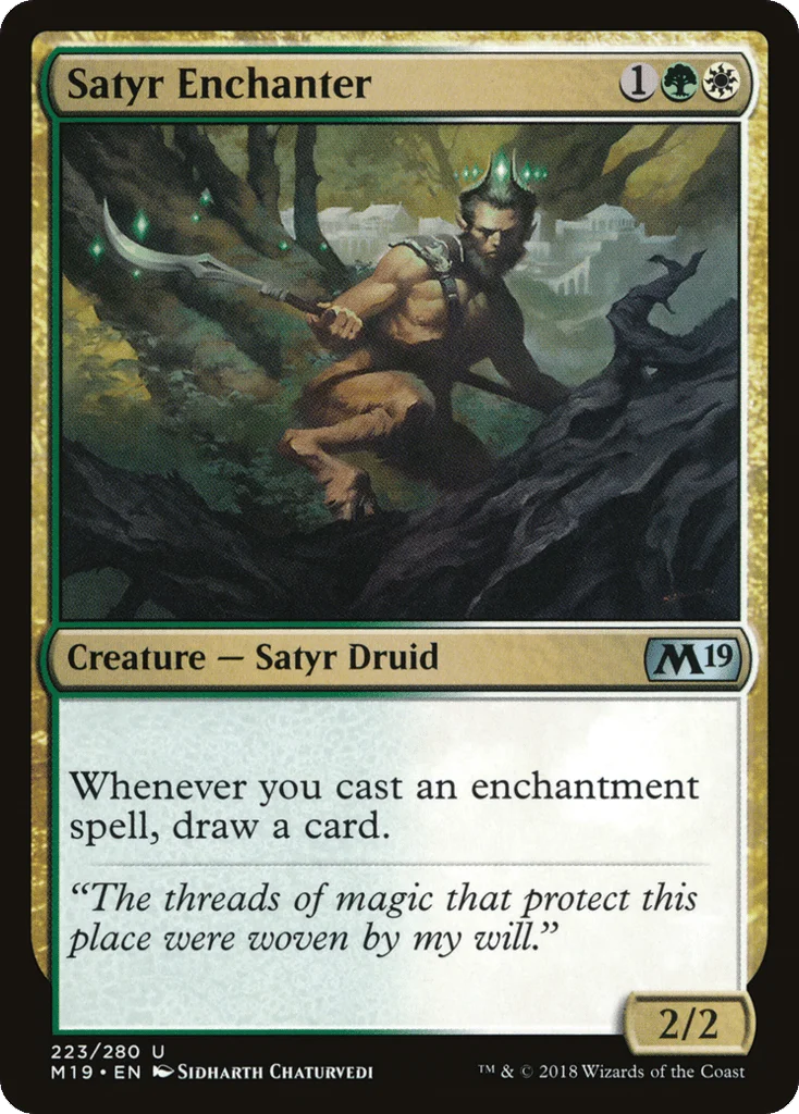 Satyr Enchanter · Core Set 2019