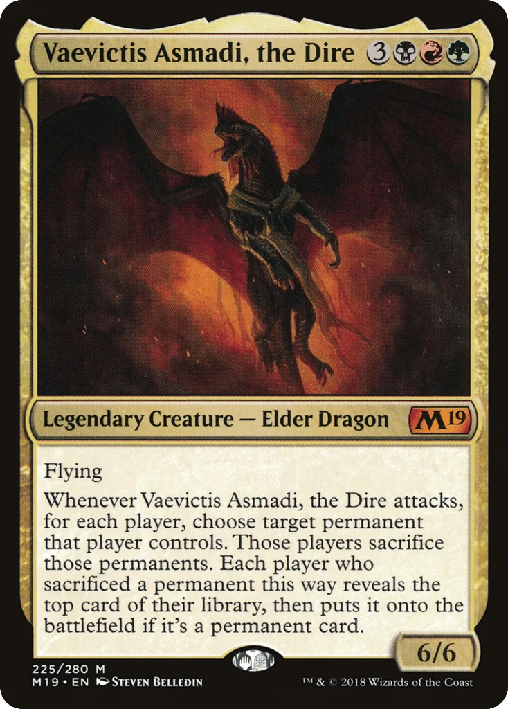 Vaevictis Asmadi, the Dire · Core Set 2019