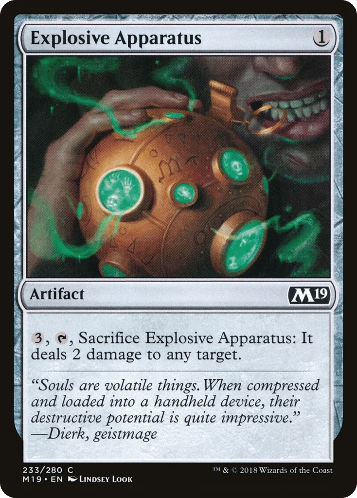 Explosive Apparatus · Core Set 2019