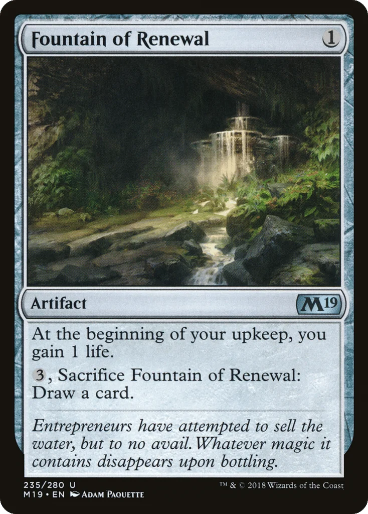 Fountain of Renewal · Core Set 2019
