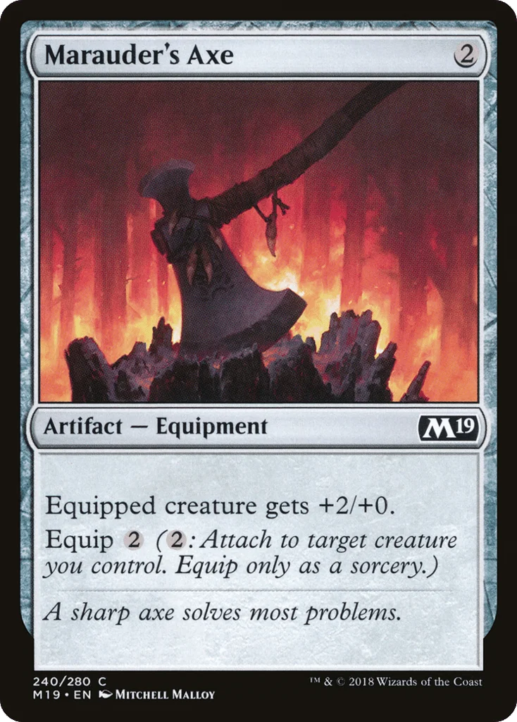 Marauder's Axe · Core Set 2019