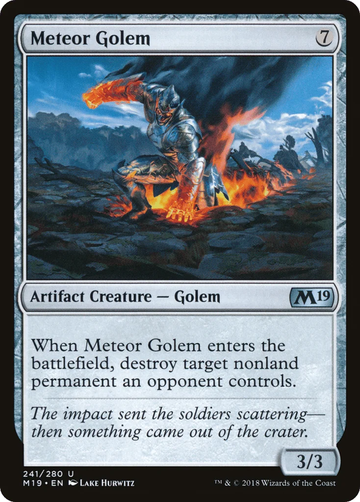 Meteor Golem · Core Set 2019