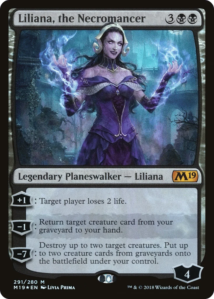 Liliana, the Necromancer · Core Set 2019