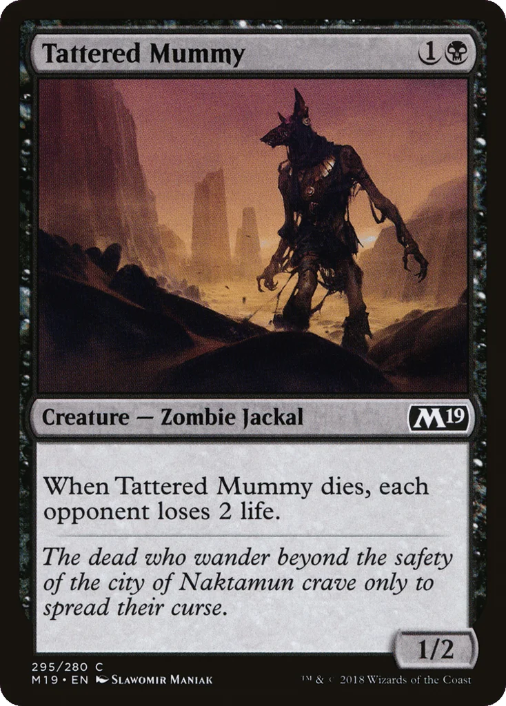 Tattered Mummy · Core Set 2019