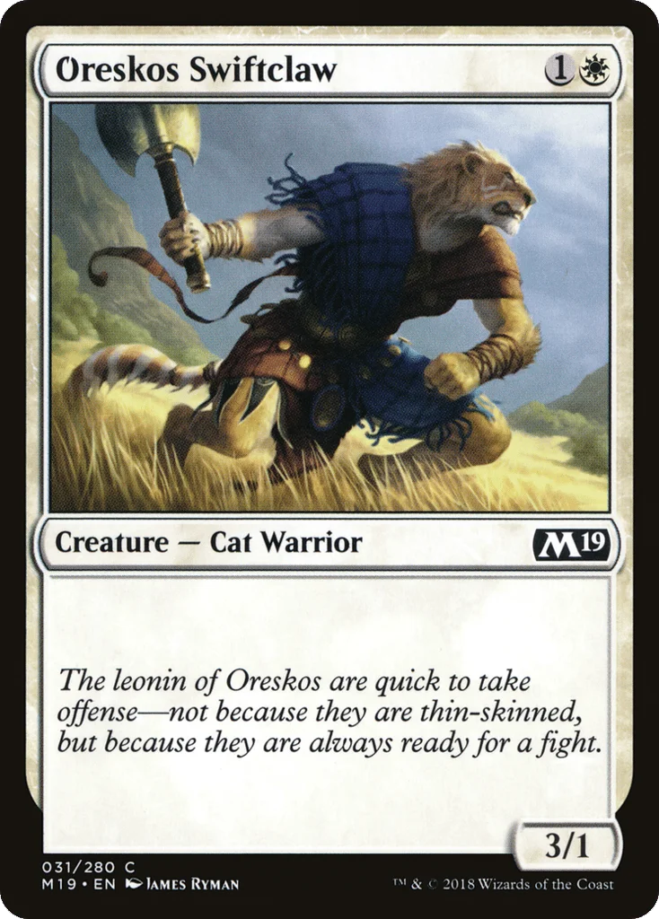 Oreskos Swiftclaw · Core Set 2019