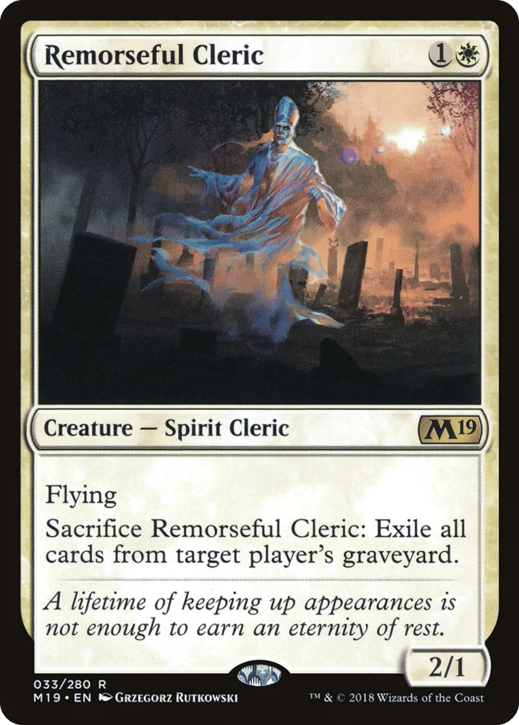 Remorseful Cleric · Core Set 2019