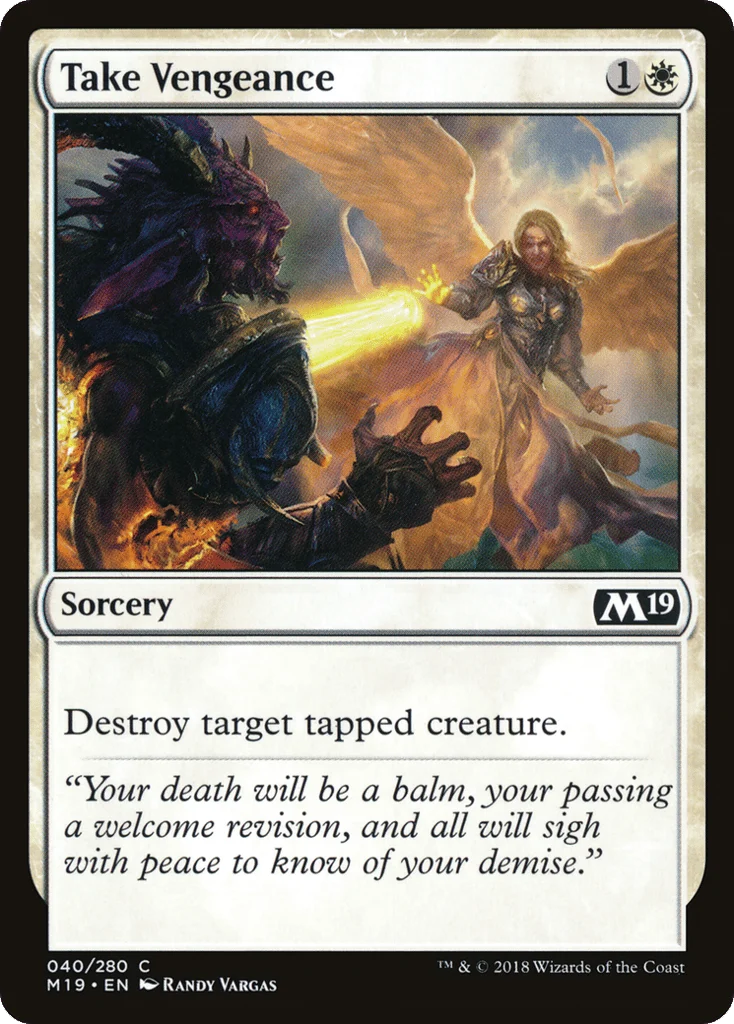 Take Vengeance · Core Set 2019