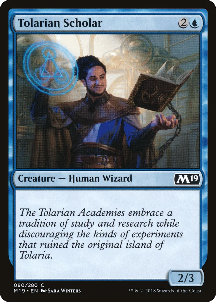 Tolarian Scholar · Core Set 2019