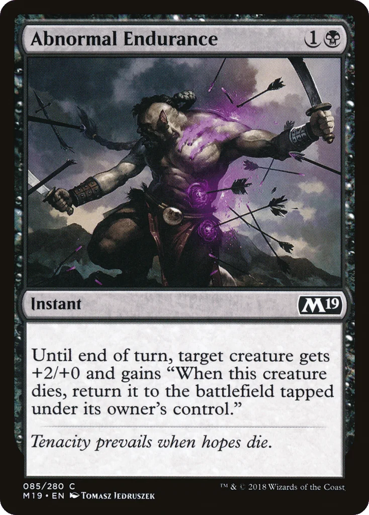 Abnormal Endurance · Core Set 2019