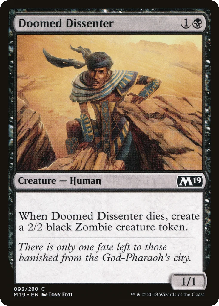 Doomed Dissenter · Core Set 2019