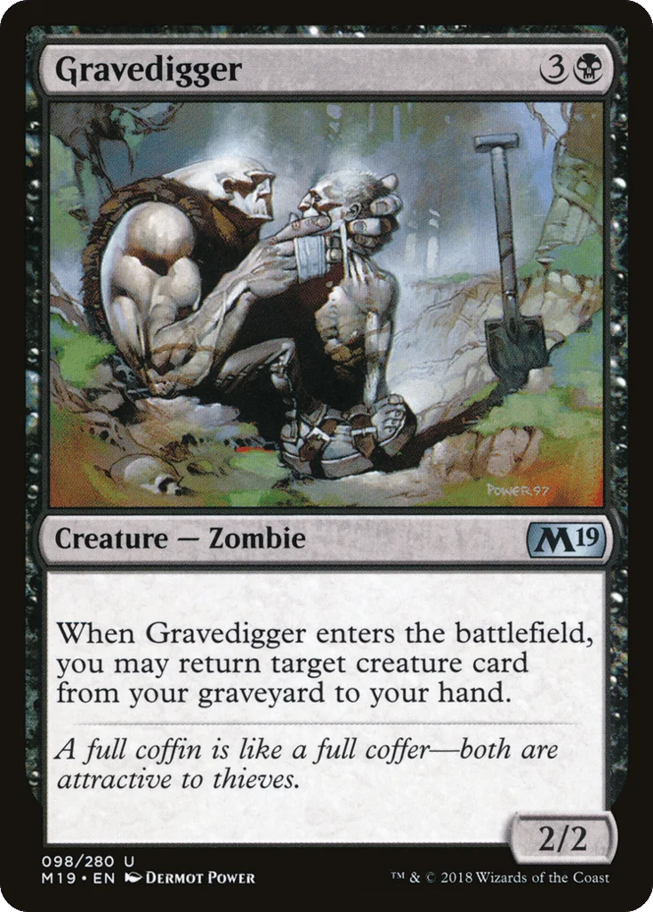 Gravedigger · Core Set 2019