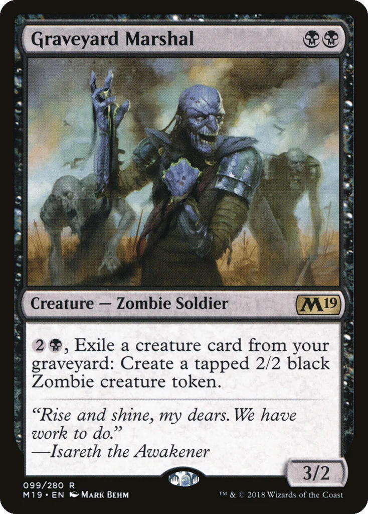 Graveyard Marshal · Core Set 2019