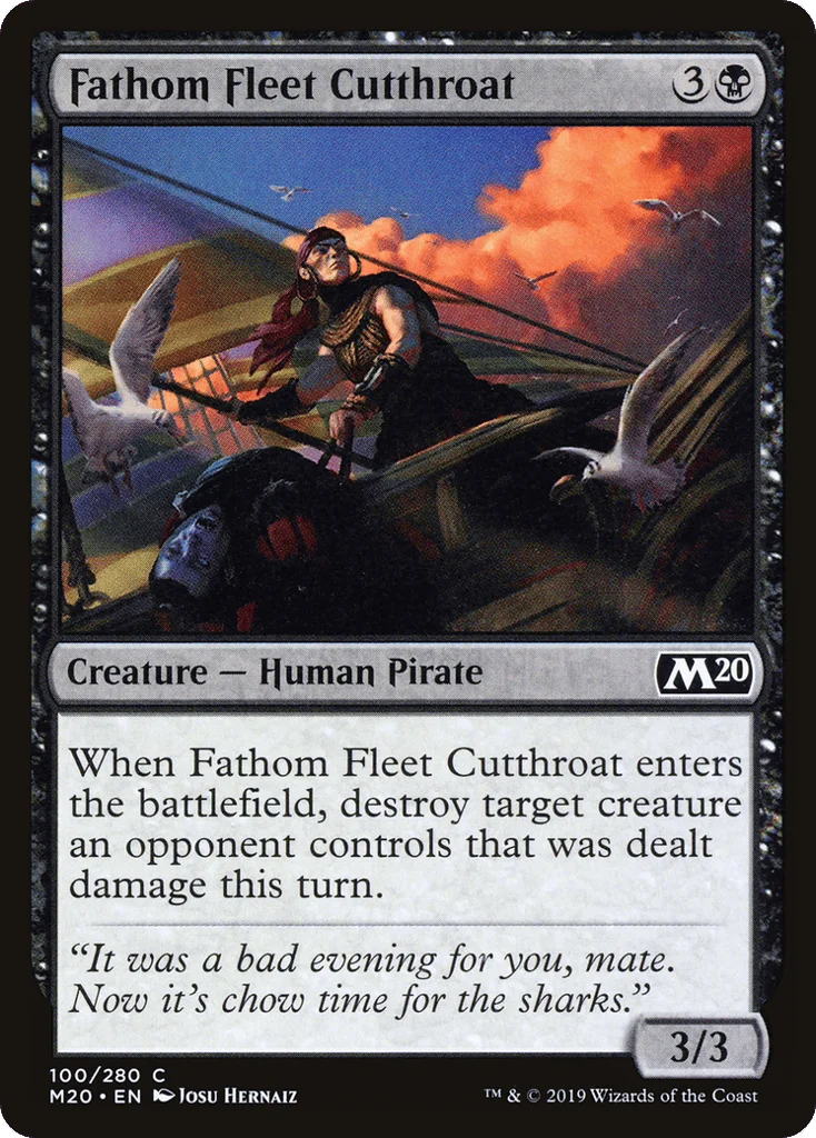 Fathom Fleet Cutthroat · Core Set 2020