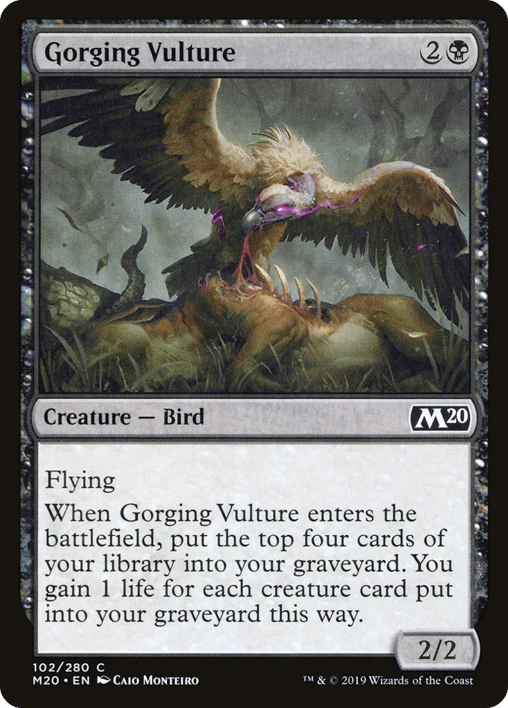 Gorging Vulture · Core Set 2020
