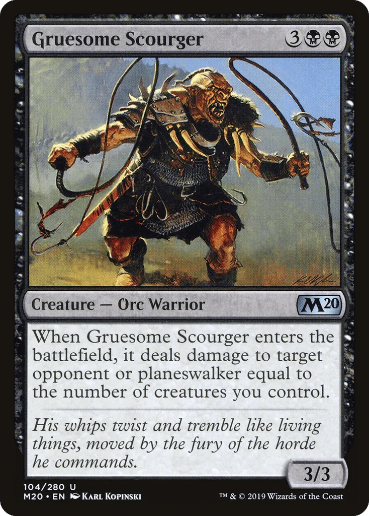 Gruesome Scourger · Core Set 2020