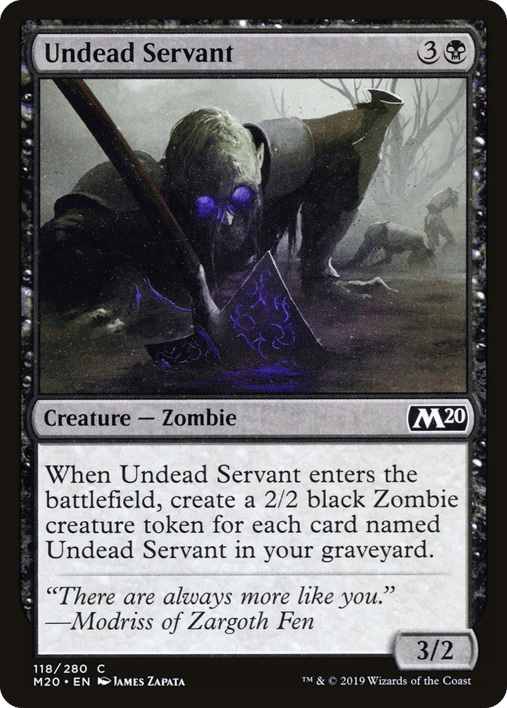 Undead Servant · Core Set 2020
