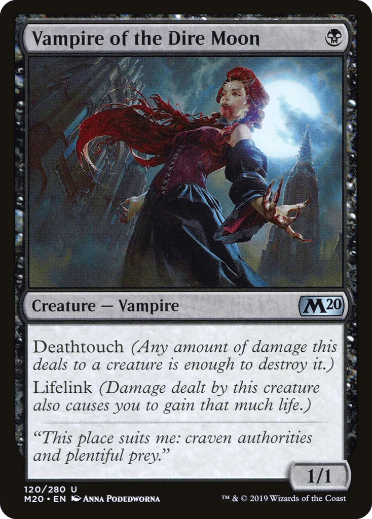Vampire of the Dire Moon · Core Set 2020