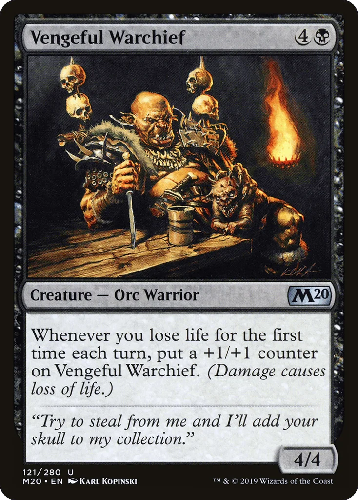 Vengeful Warchief · Core Set 2020