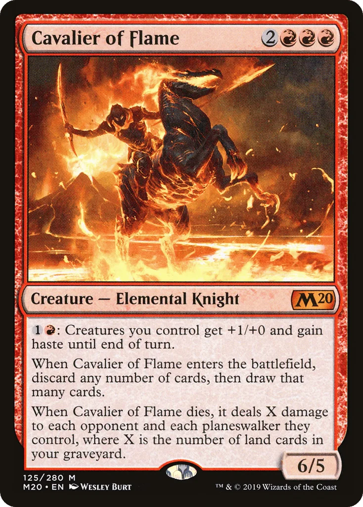 Cavalier of Flame · Core Set 2020