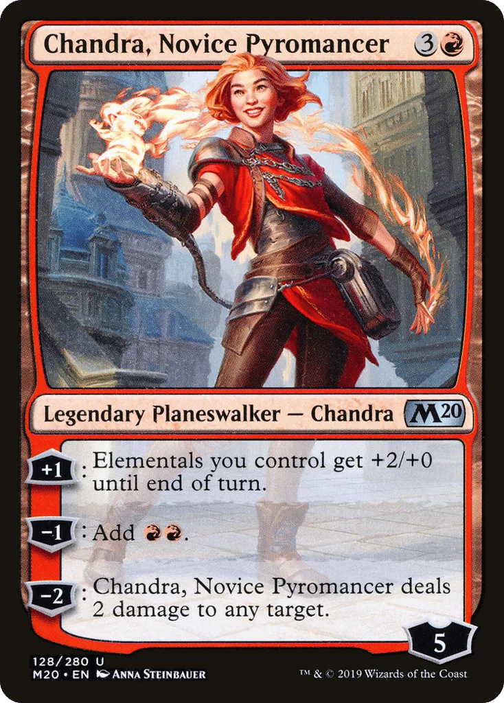 Chandra, Novice Pyromancer · Core Set 2020