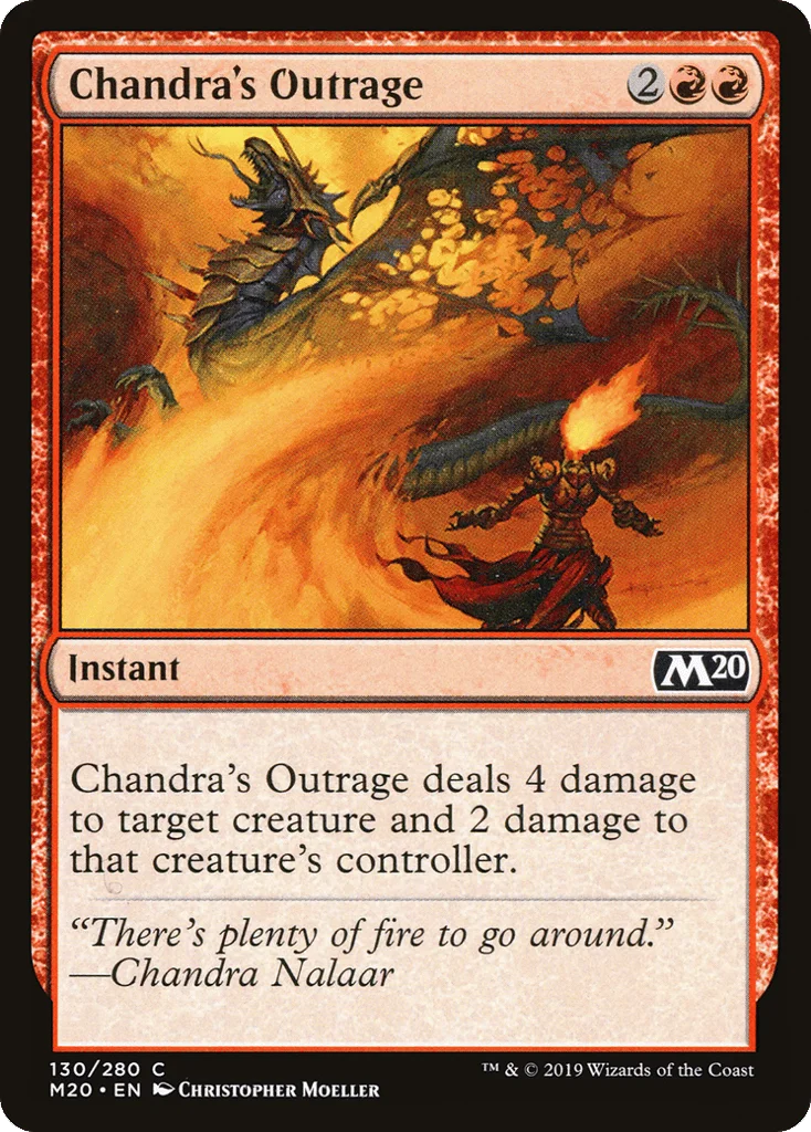 Chandra's Outrage · Core Set 2020