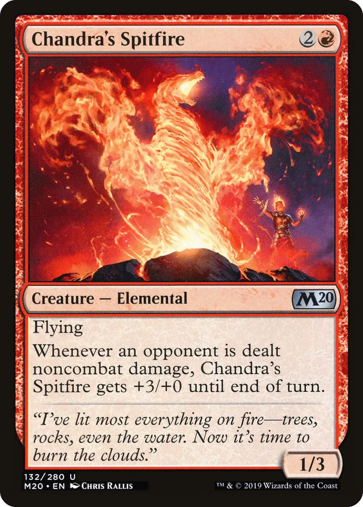 Chandra's Spitfire · Core Set 2020