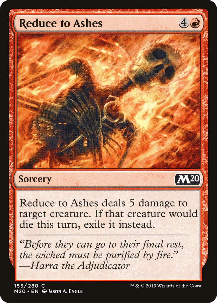 Reduce to Ashes · Core Set 2020