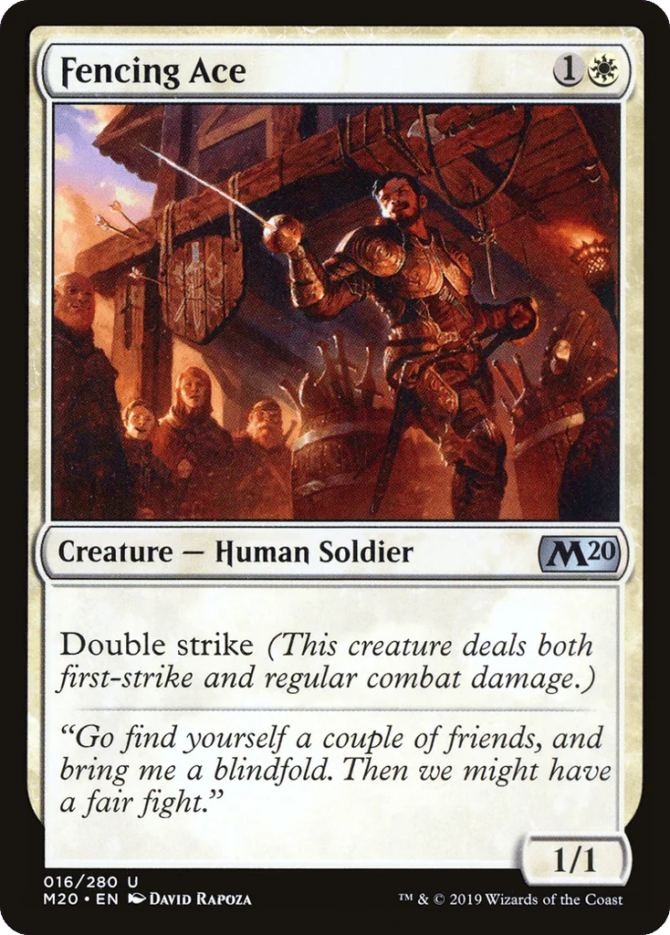 Fencing Ace · Core Set 2020