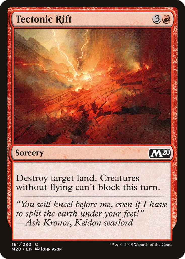 Tectonic Rift · Core Set 2020
