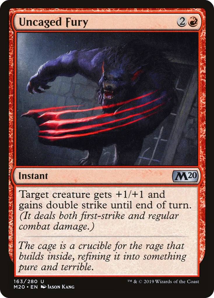 Uncaged Fury · Core Set 2020