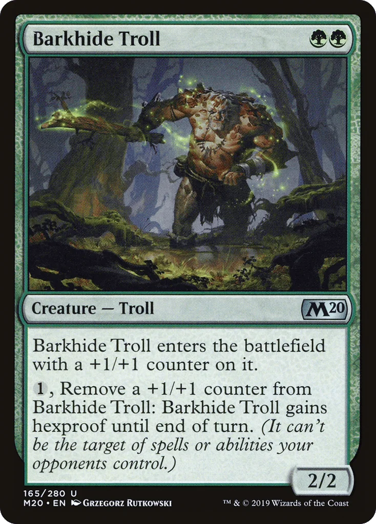 Barkhide Troll · Core Set 2020
