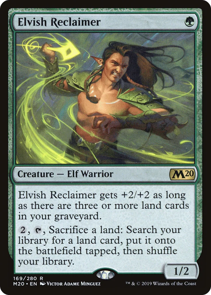Elvish Reclaimer · Core Set 2020