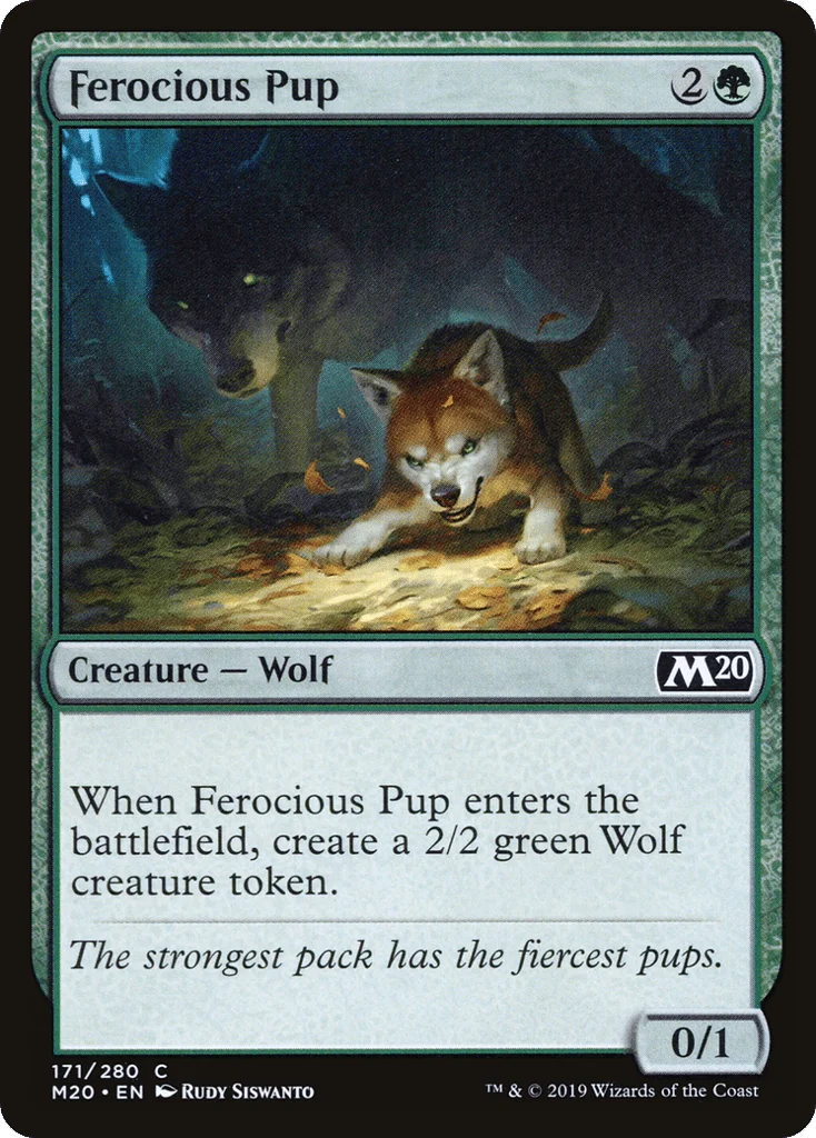 Ferocious Pup · Core Set 2020