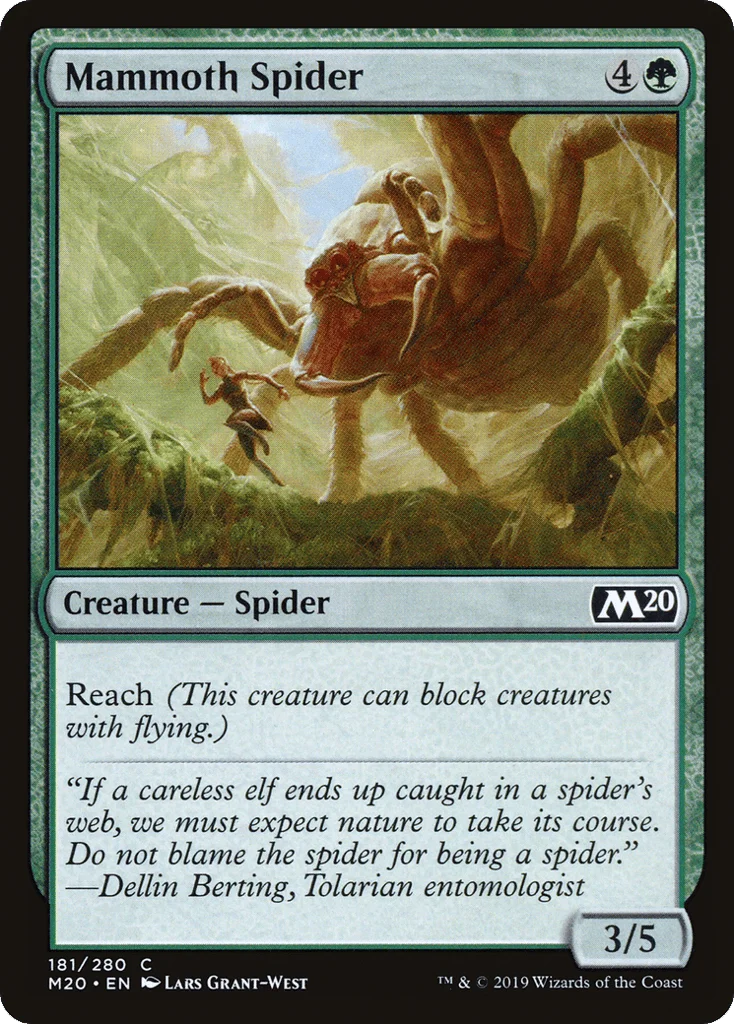 Mammoth Spider · Core Set 2020