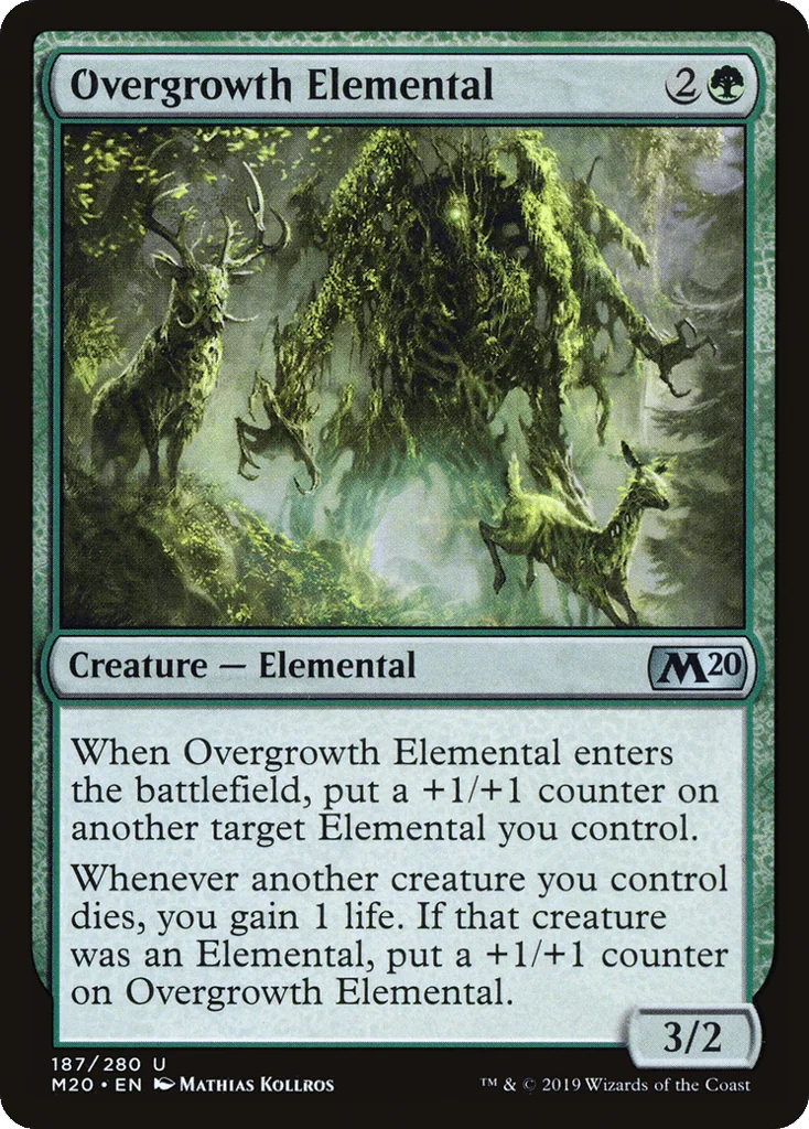 Overgrowth Elemental · Core Set 2020