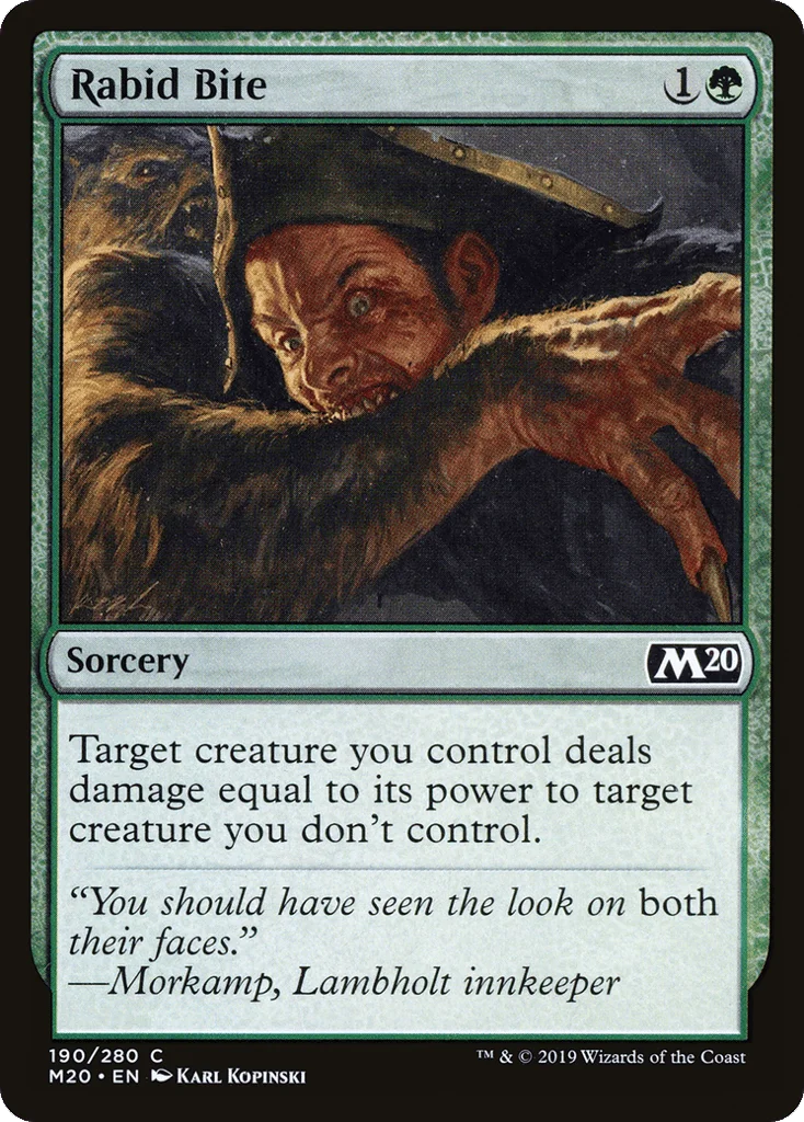 Rabid Bite · Core Set 2020