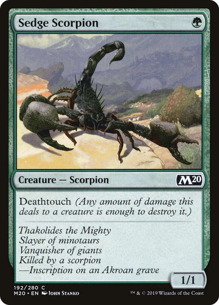 Sedge Scorpion · Core Set 2020