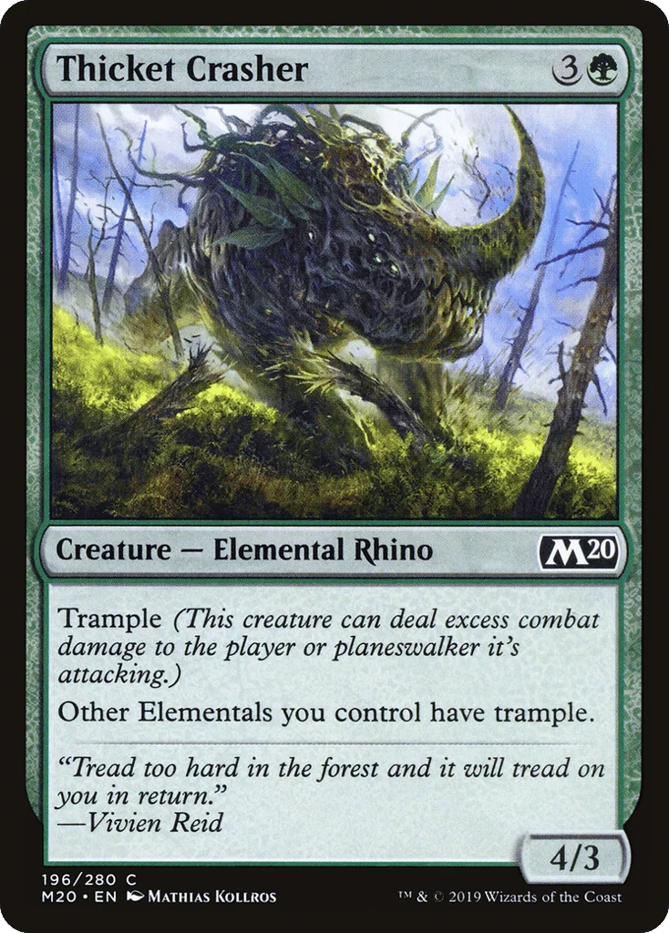 Thicket Crasher · Core Set 2020