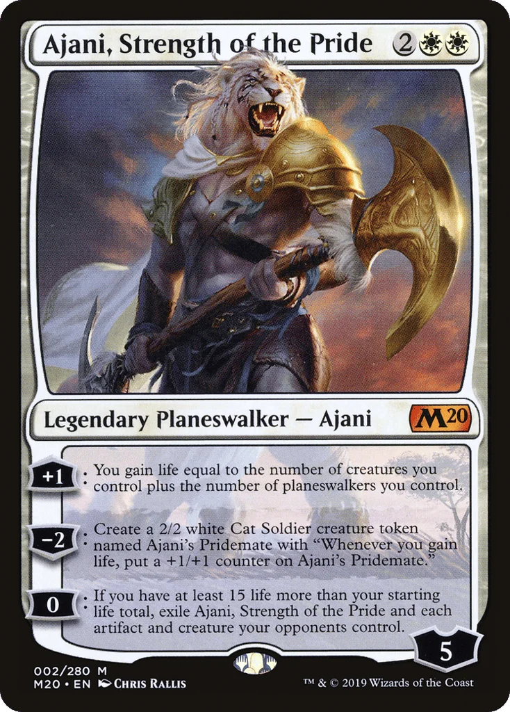 Ajani, Strength of the Pride · Core Set 2020