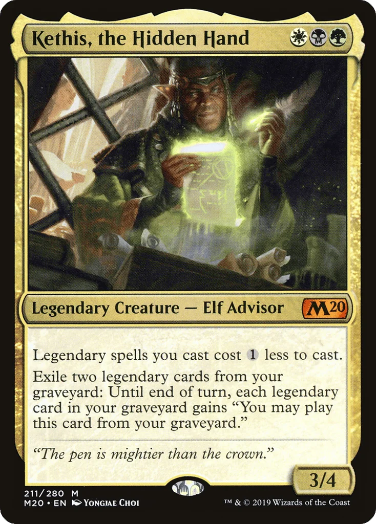 Kethis, the Hidden Hand · Core Set 2020