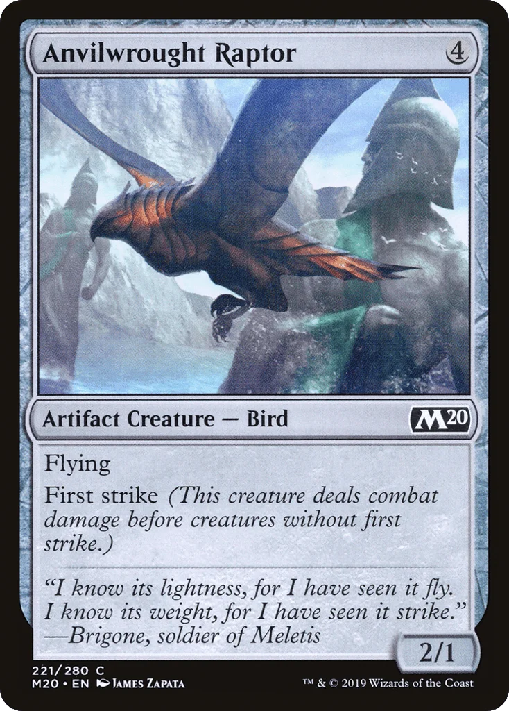Anvilwrought Raptor · Core Set 2020