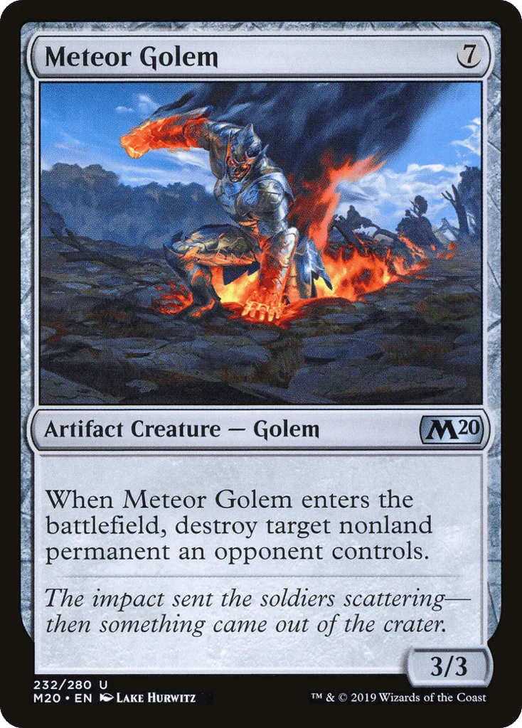 Meteor Golem · Core Set 2020
